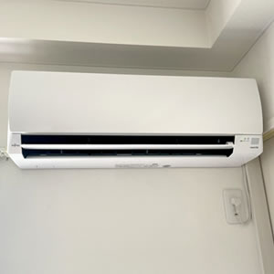 エアコン交換工事(既設:富士通ゼネラル ノクリア AS-AH361L→交換機種:パナソニック インバーター冷暖房除湿タイプ ルームエアコン CS-362CF2-W)室外機2段組架台設置(神奈川県川崎市高津区)