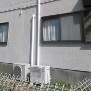 エアコン取り付け工事、 壁掛け金具設置 川崎市 多摩区